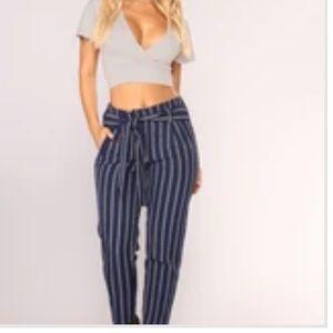 Striped pants